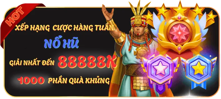 Biểu ngữ khuyến mãi với cúp vàng và logo s689 app